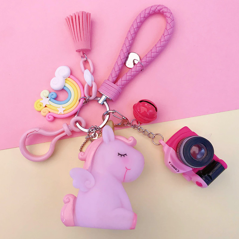 fashion Key chain fresh schoolbag Ouch lovely originality collocation Sweet pony lady Pendant girlin the Festive supplies/Gift , Gift ideas , Keychain  category - from Buy2taobao.com to provide professional Taobao agent buy service