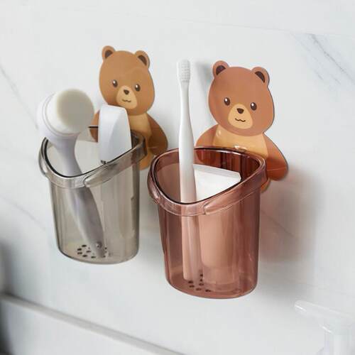 Creative Toothbrush Holder Multi-functional Adhesive Storage