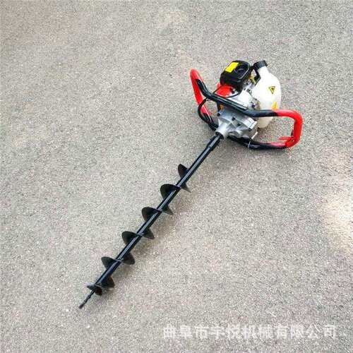 大马力坑挖机植树BMW孔挖坑钻眼机便式立杆携打机