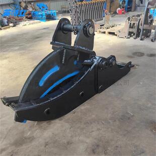 剪毛竹树木绿化树墩剪挖机属具树根剪根须机挖机挖根劈树墩机