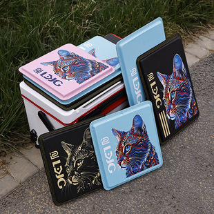 新款 彩绘钓箱座垫PU防泼水海绵座垫钓箱用品