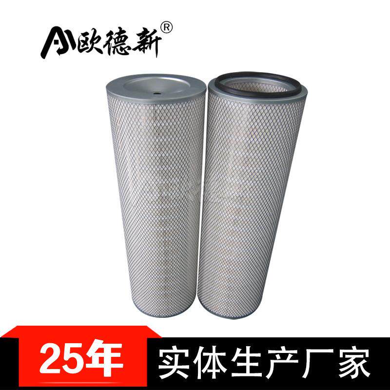 工业除尘滤筒六耳快拆真空上料机除尘木浆纤维折叠空气净化滤芯