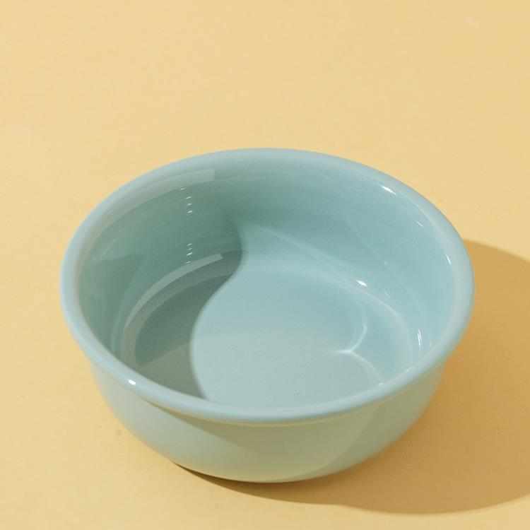 陶瓷宠物碗食盆水碗防飞溅易清洁猫碗狗碗猫粮碗狗狗饭碗玻璃