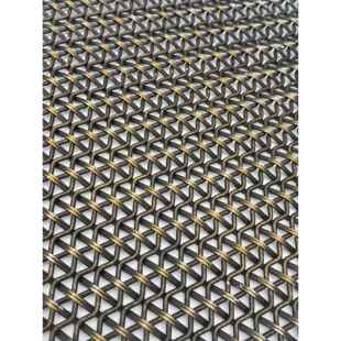 金属装饰网背景幕墙吊顶玄关隔断玻璃夹丝酒店屏风装饰网定制