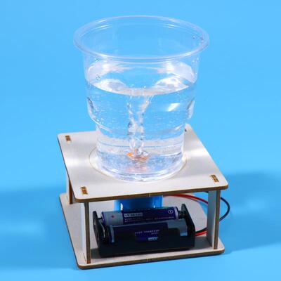 科技制作小发明电动漩涡模型学生手工拼装作品DIY教具实验材料包