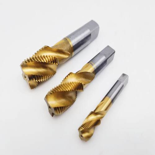 含钴管螺纹丝锥HSSCO高速钢镀钛螺旋槽丝攻G1/4ZG3/8NPT1寸