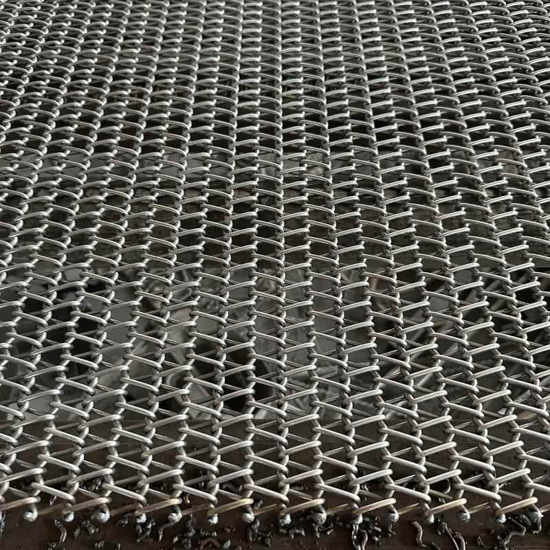 04不锈钢加密人字形输送网带清洗网带输送机烘干机压铸机转弯机
