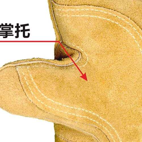 捷泰克安全舒适防火CE认证手套防火阻燃棉内里焊接手套冶炼手套