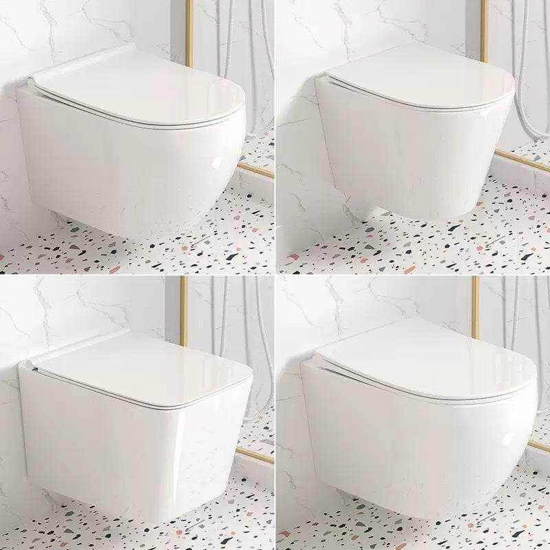 超漩壁挂式马桶家用入墙式隐藏悬挂嵌入墙排挂墙挂壁式悬空坐便器