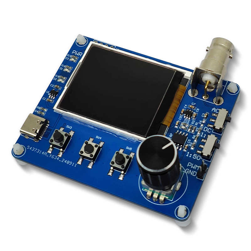 测量示波器 波形  简易频率计输出方波