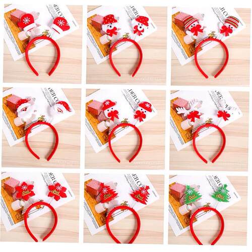 Christmas antler headband Party hair accessory elk bobby pin