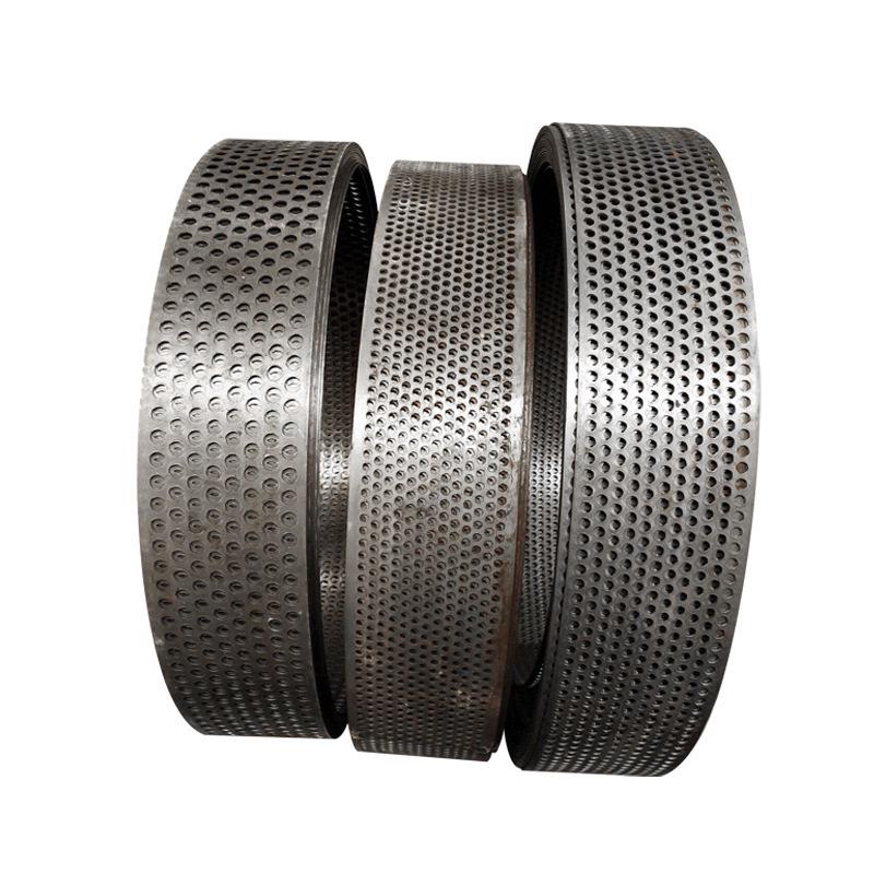 鸡饲料罗锤孔片筛板配件底猪饲料片筛冲筛网河南粉碎机片筛