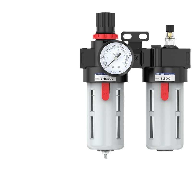 油水分离器带自动排水bfc3000调压过滤器BFC4000过滤器气动二联件