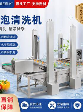 土豆胡萝卜菠菜白菜香菇清洗机气泡式果蔬清洗设备净菜加工生产