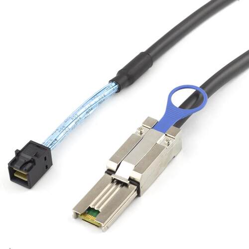 SFF8643-8088外置线转内置线SAS3.0镀银铜芯 1米