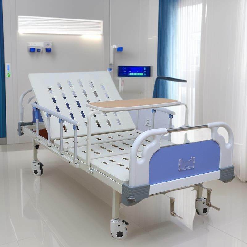 不锈钢复合病床abs床头配件单双摇床护理床升降手摇床安全防护