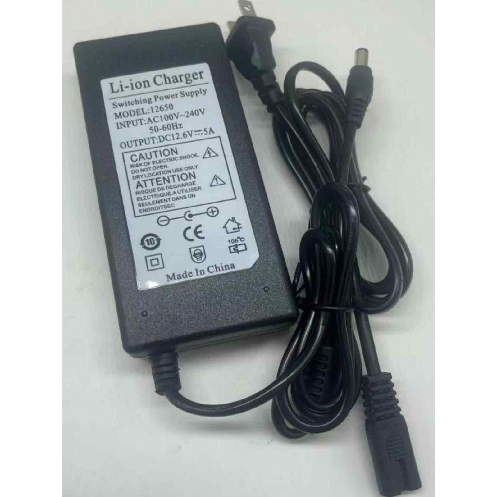 适用梵帕/新驰仕户外移动功率600w充电电压12.6V5A充电器电源线