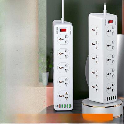 Ldnio英国标准多功能插座家用USB电源排大功率英国10端口插座Pd快