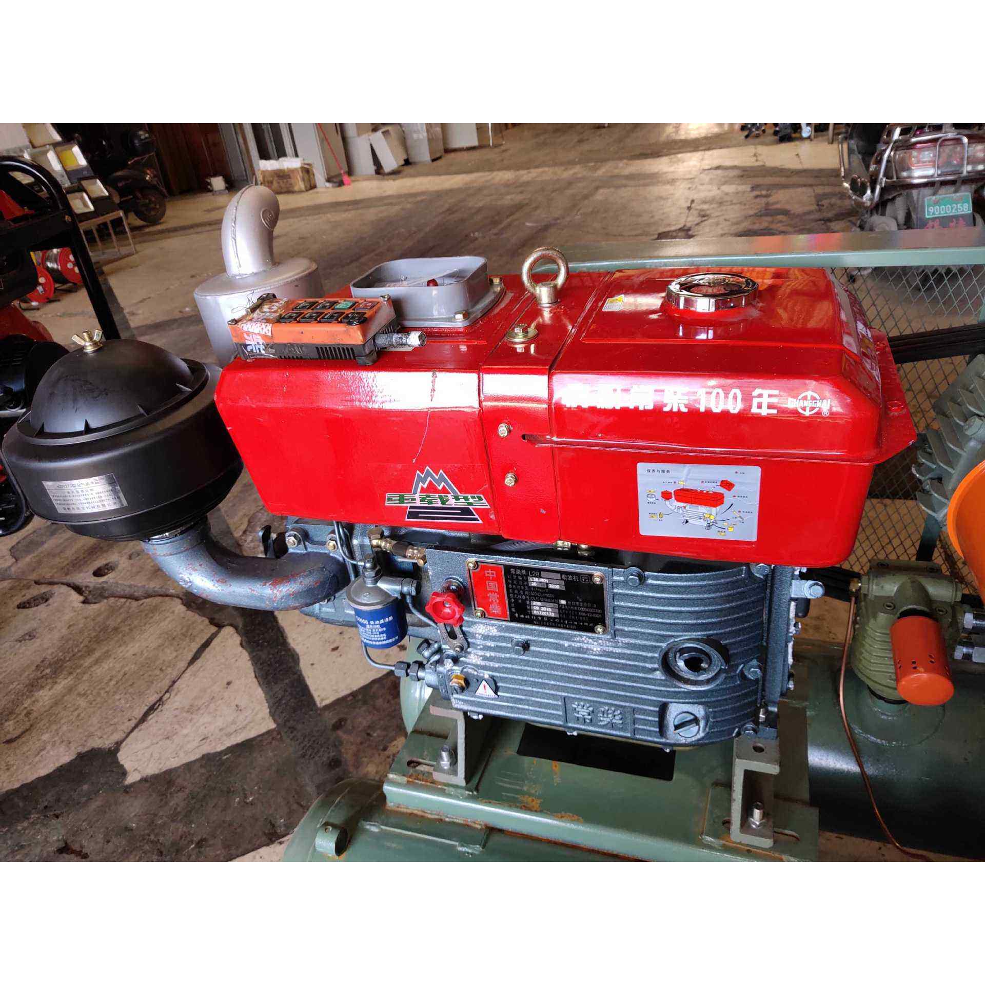 2/7双罐配常柴牌l28柴油机柴动空压机