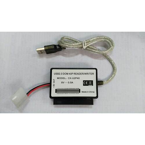 新款USB2.0电子硬盘40P DOM盘读卡器 CX-U2P40 3.5IDE40针读卡器