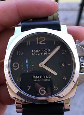 盒证98新44mm沛纳海小蓝针日历夜光PAM01359自动机械男士腕表正品