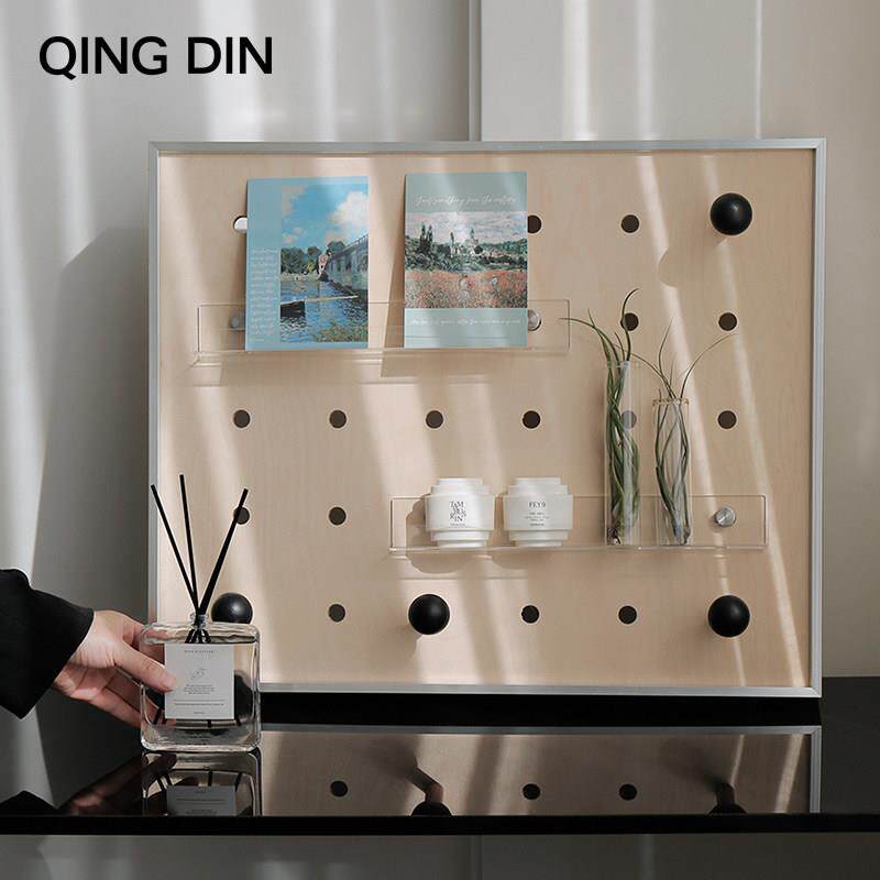 电表箱挂衣钩洞洞板进口海洋板实木电箱装饰画 画电箱遮挡装饰置