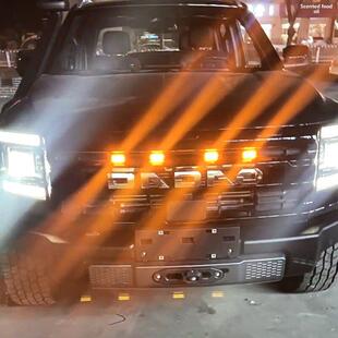 江铃大道中网灯小黄灯全能者敢探者专用改装 件日行灯雾灯汽车用品