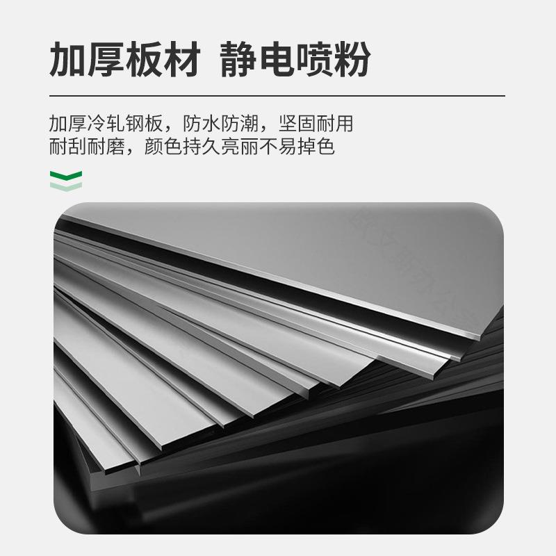 折钢装柜铁皮储物办公制文件铁皮资料员工宿舍柜4门更衣柜2门柜厂