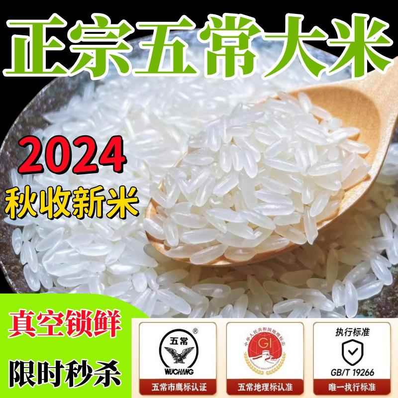 优质大米2024年新米东北长粒香米10kg农家五常大米稻花香2号5kg米