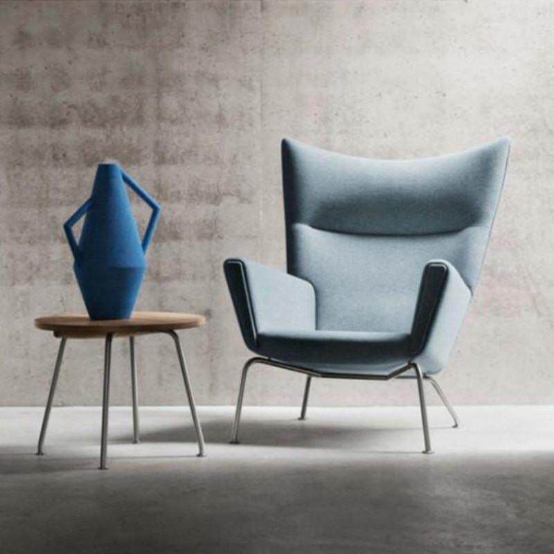 家用商业空间休闲椅布艺/皮艺单人沙发椅汽车4S店北欧风洽谈椅