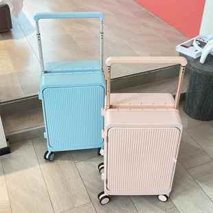高档德国科思途新款行李箱女24 大容量宽行拉杆旅箱2侧开盖0登机