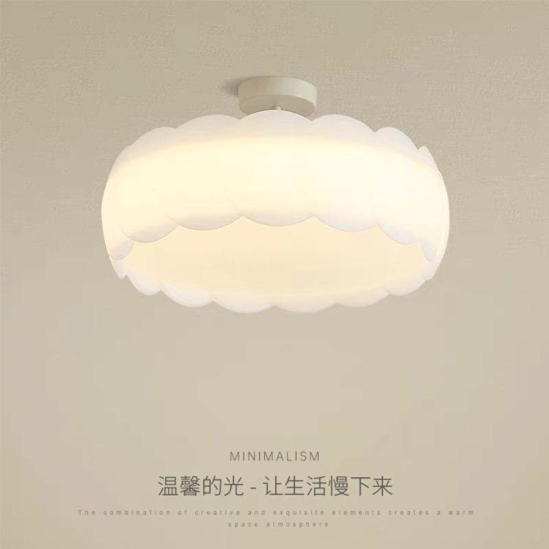 卧室吸顶灯北欧创意个性书房灯奶油风温馨浪漫公主房主卧房间灯具