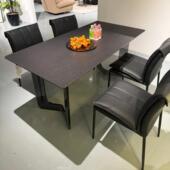 意式 高餐椅店餐厅轻M0010奢靠背酒椅子现代简约家用客餐厅软包级