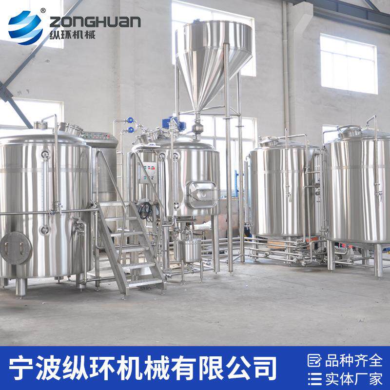 10BBL糖化系统 灌装线 发酵罐原浆酿造大型酿酒啤酒设备