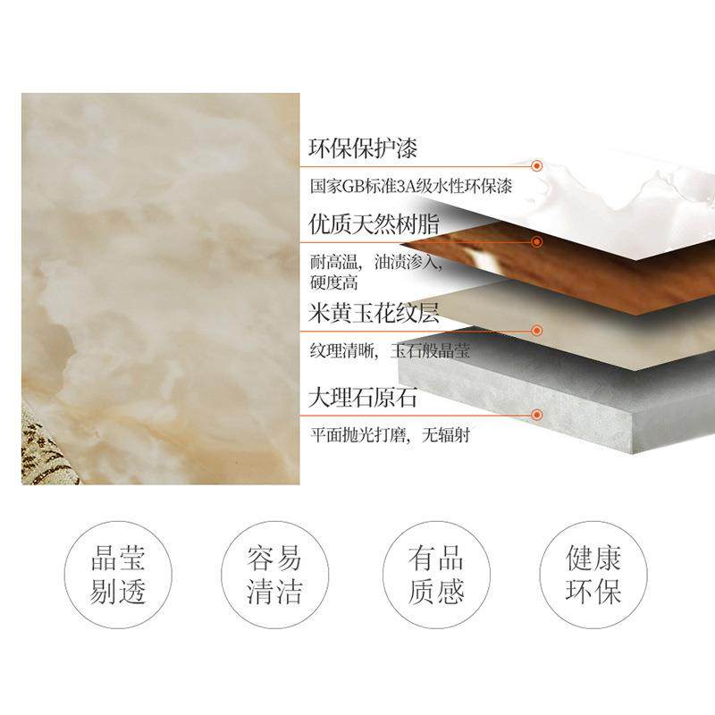 欧茶几电柜式橡木组合大理木石客55195厅全实方形雕花套视装法式