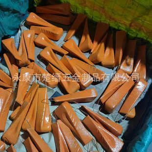 柴源头宝塔形 木楔工厂宝塔劈柴热卖 尖楔子锤劈器菱形