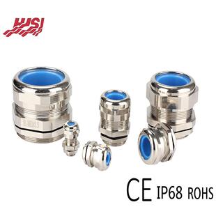 直卖M24不锈钢电缆接头格兰头固定头防水接头IP68304316