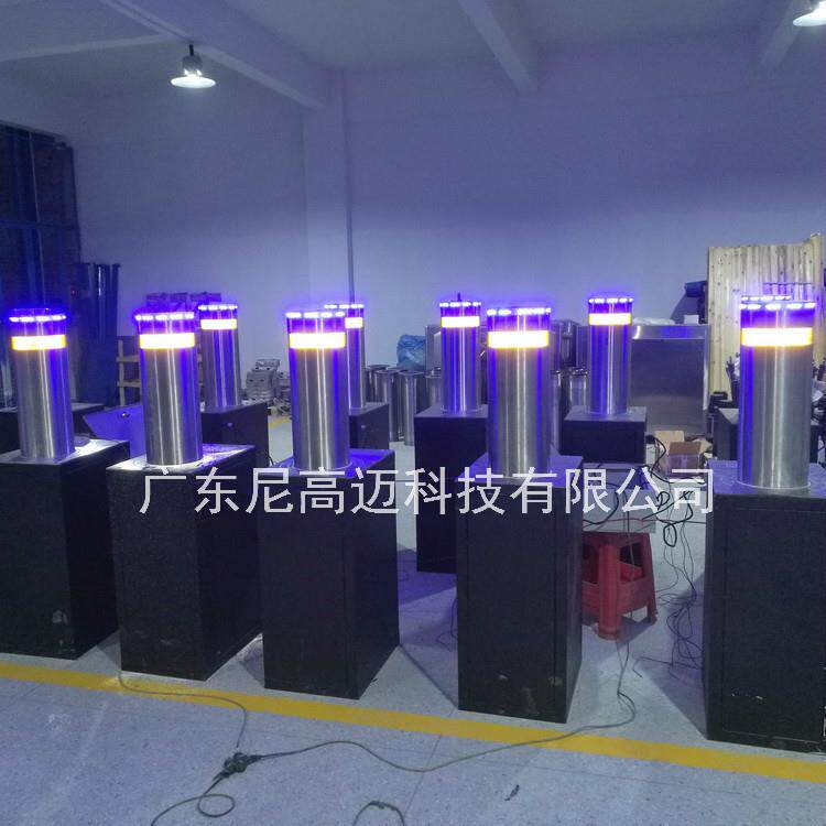 不锈钢全自动升降柱电动液压路桩防撞柱挡车地桩遥控伸缩路障