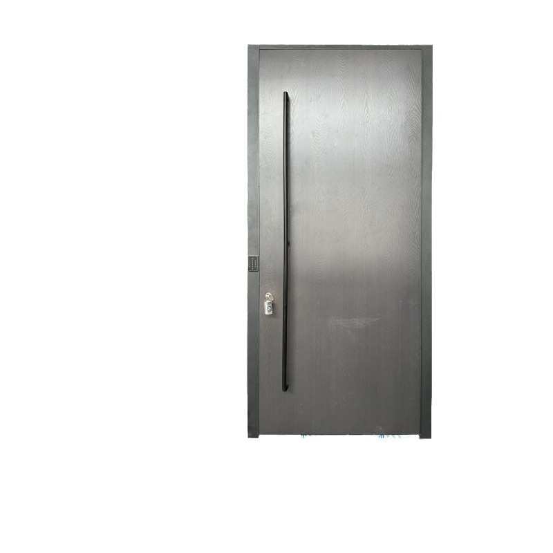 现代简约家用铝艺门单开门甲级安全防盗门工程门出租屋隔音入户门