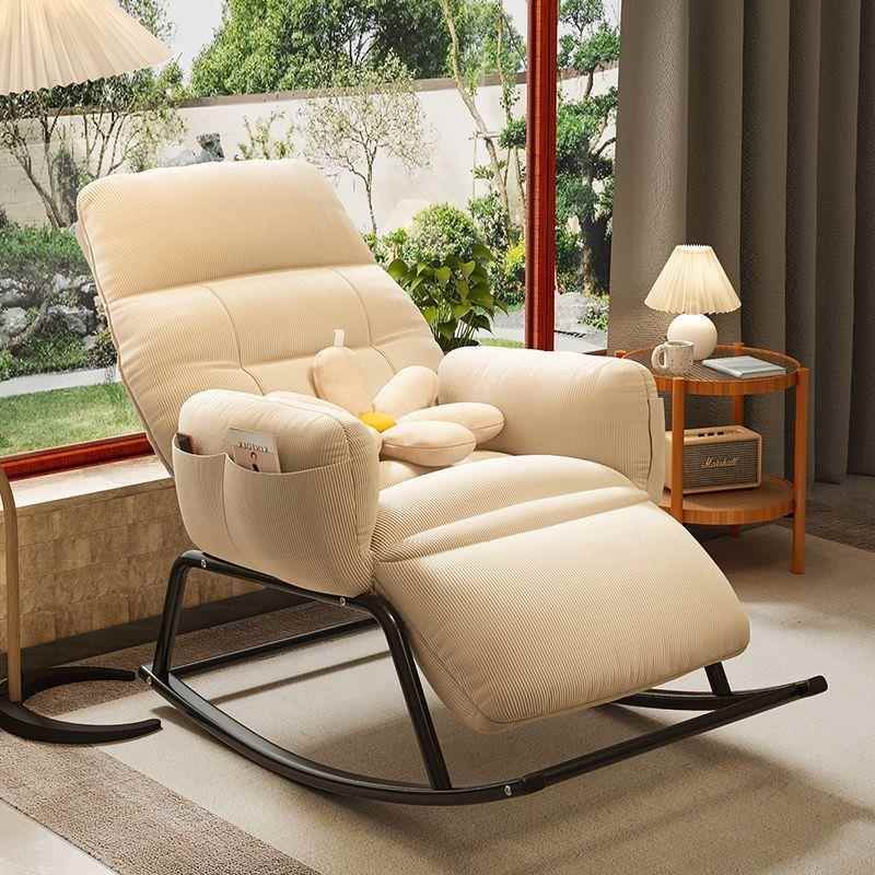 懒人沙发摇椅午睡躺椅阳台家用休闲靠椅可躺可睡摇摇椅客厅沙发椅