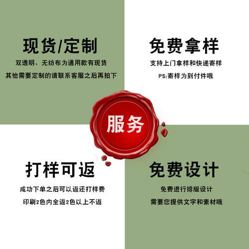 装现货10无纺布服拉链袋包装袋个 透明无纺布0自封袋IKX封口袋