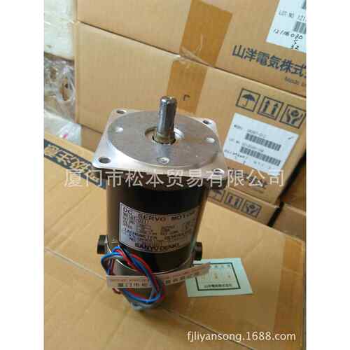 SANYO DC SERVO MOTOR M818T-031,山洋直流伺电机 伺服定位系统