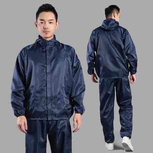 防静电连帽分体服防尘洁净服无尘工作服分体无尘衣喷漆防护服套装