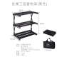 收纳便携式 储露营烧烤架物置三层折叠桌面野餐物野营多功能桌户外