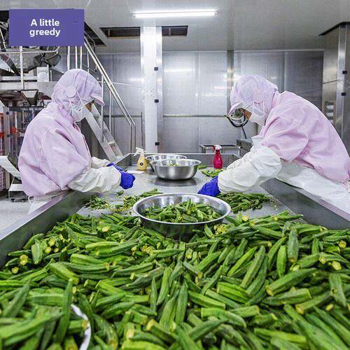 青岛金叶食品 有点零馋 即秋葵脆干蔬菜干果蔬混合食水果干食工厂