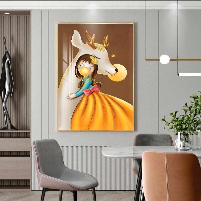 酒店公寓落地客厅背景过道尺寸高档现代简约壁画挂画大大气沙发画