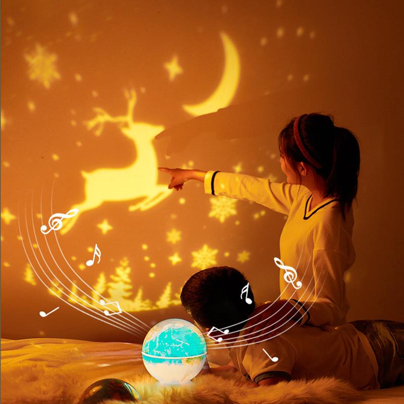 星座投影灯满天星光创意氛围网红天花板浪漫梦幻夜灯智能AR地球仪