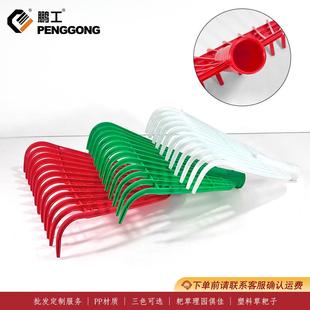 拖拉机搂草耙子神器扫落叶草坪树叶耙松土器农具新款钉耙菜园户外