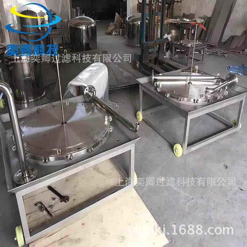 供应不锈钢层叠过滤器流量直径1米20层卫生镜面层叠过滤机