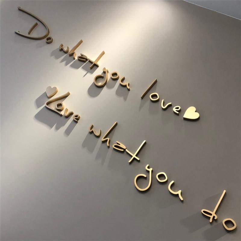 3d立体墙贴布置网红姓名艺术字母定制贴画卧室房间创意婚房装饰品
